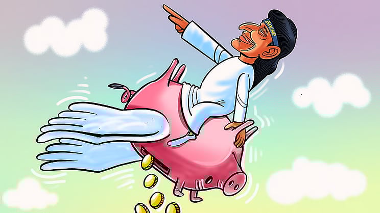 newslaundry's tweet card. Zero revenue, growing partners: The inside story of LLPs linked to Boby Chemmanur