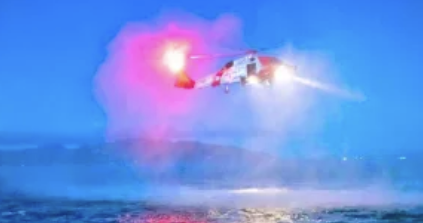 RepMGP's tweet card. CHINOOK — A father and his son from Chinook were rescued Wednesday evening from the frigid waters of Baker Bay after their 22-foot fishing boat capsized near the Chinook Marina. U.S. Coast Guard...