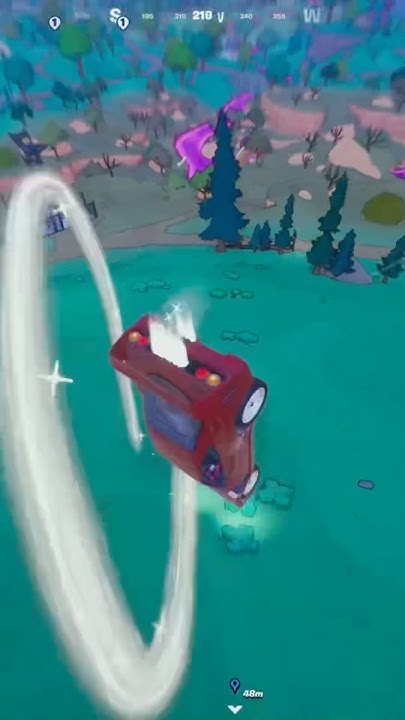 ModtroGaming's tweet card. Homers giant donut car bug! #fortnite #clip #short #shortsfeed...