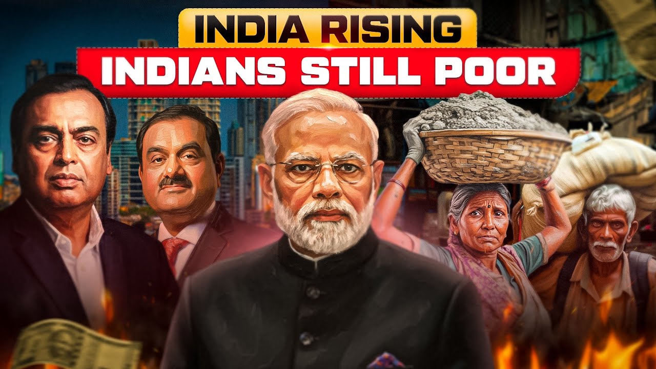 RobinRobin469's tweet card. India’s GDP Is Rising, But Indians Are Not – Why?