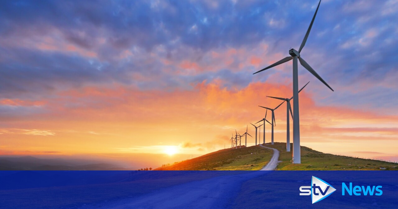 STVNews's tweet card. Large amounts of power generated by Scottish wind turbines are wasted every year because the grid does not have the capacity to carry it south of the border.