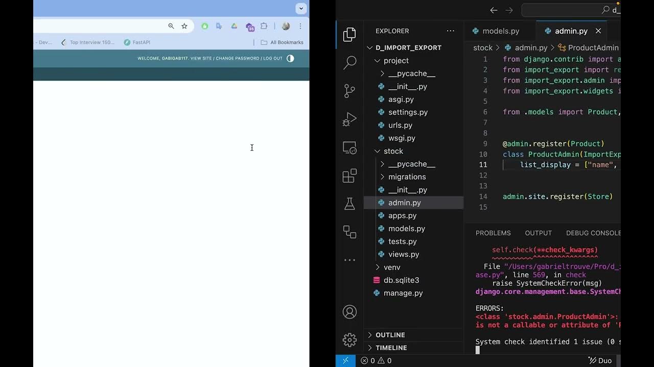GabrielTrouve's tweet card. Django + Excel : Import/Export de Base de Données - Tutoriel