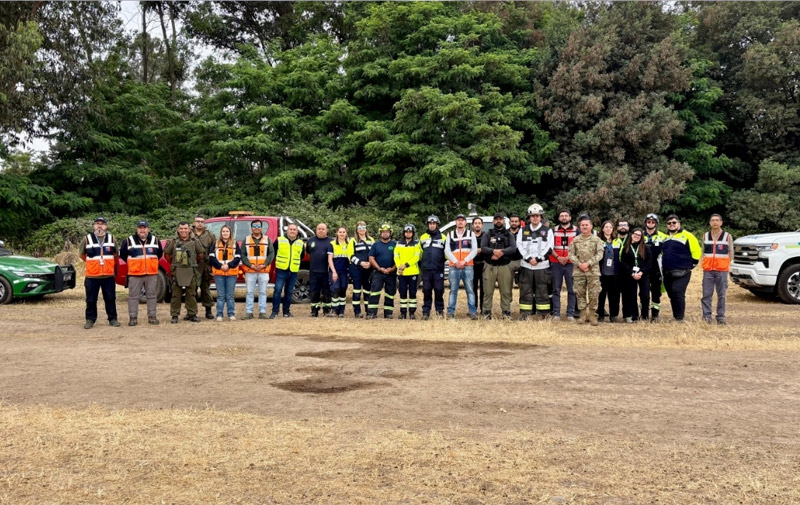 DivisionDeSalud's tweet card. MZS “Rancagua” organizó ejercicio multinstitucional “Legado I” | DIVSAL