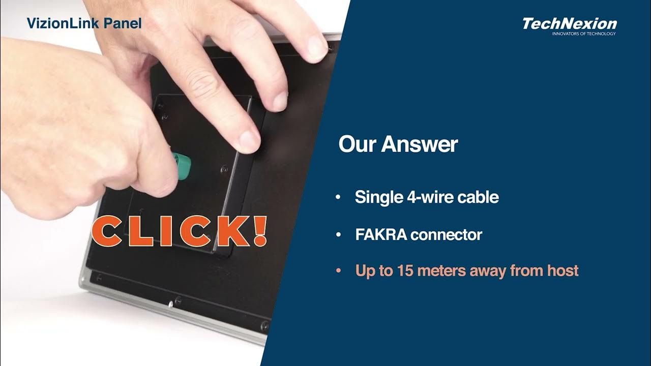 TechNexion's tweet card. TechNexion Vizionlink Panel Introduction