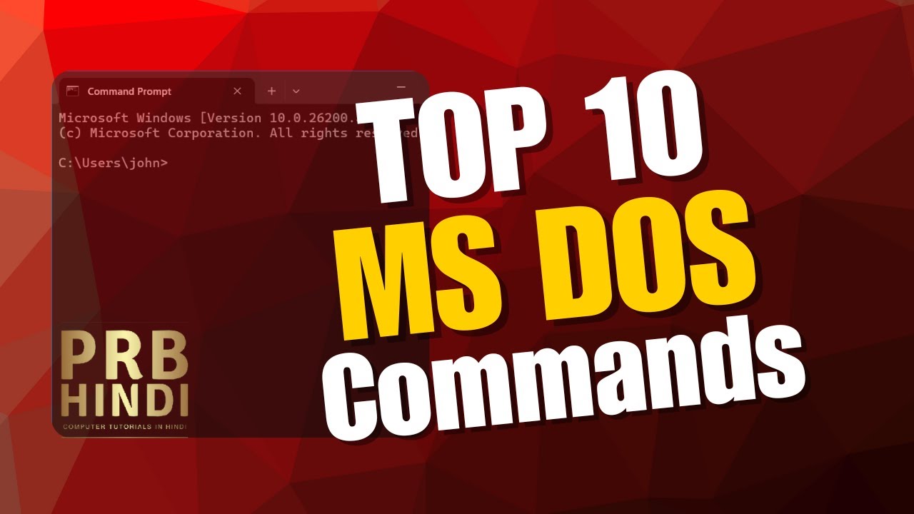 PRsBlog's tweet card. Command Prompt: 10 Power Commands for Windows 10/11 - PRB Hindi