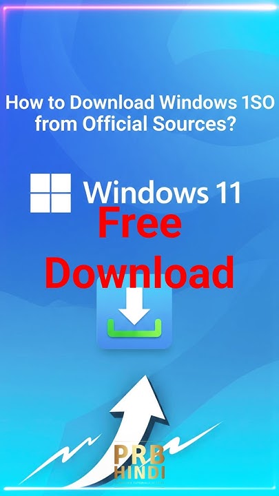 PRsBlog's tweet card. Download Windows 11 ISO from Official Links #windows #iso #PRBHindi...