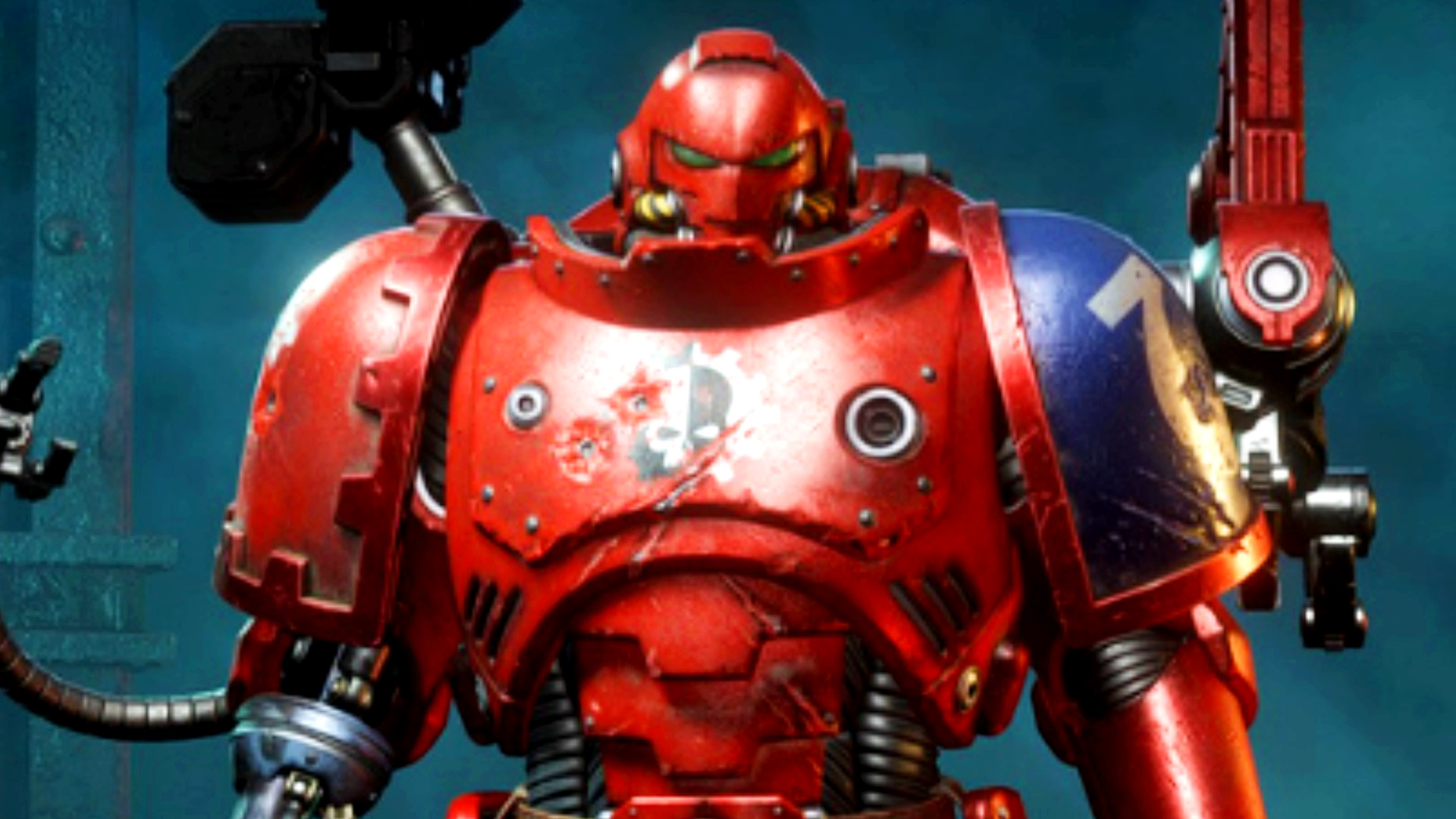 PCGamesN's tweet card. Saber Interactive shows off the Warhammer 40k Space Marine 2 Techmarine class, which is set to arrive early in 2026 as part of Patch 12.