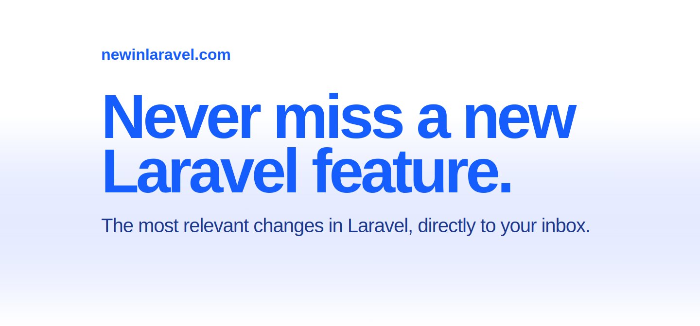 alexdotgs's tweet card. Get periodic, easy to consume summaries of the most relevant changes in Laravel, directly to your inbox — as they're released.