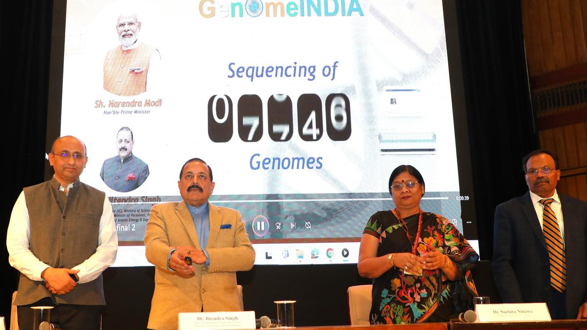 ccmb_csir's tweet card. 10,000 genome project India: The Department of Biotechnology has officially announced the completion of the ‘10,000 genome’ project — an attempt to create a reference database of whole-genome...