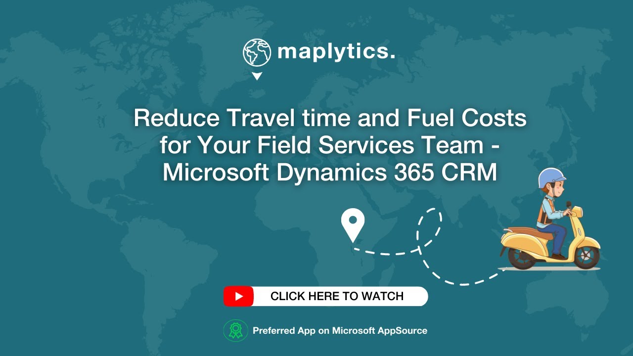 Maplytics's tweet card. Reduce Travel time and Fuel Costs for Your Field Services Team -...