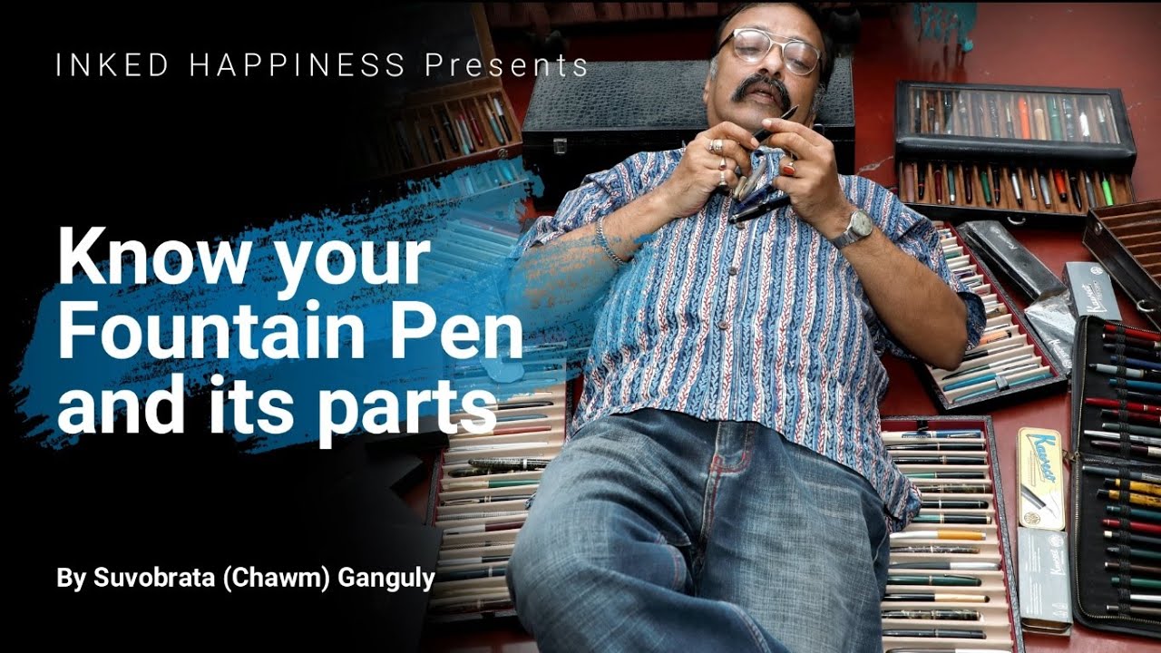 FuzzyLogicPR's tweet card. Know your Fountain Pen and its parts (in Bengali)