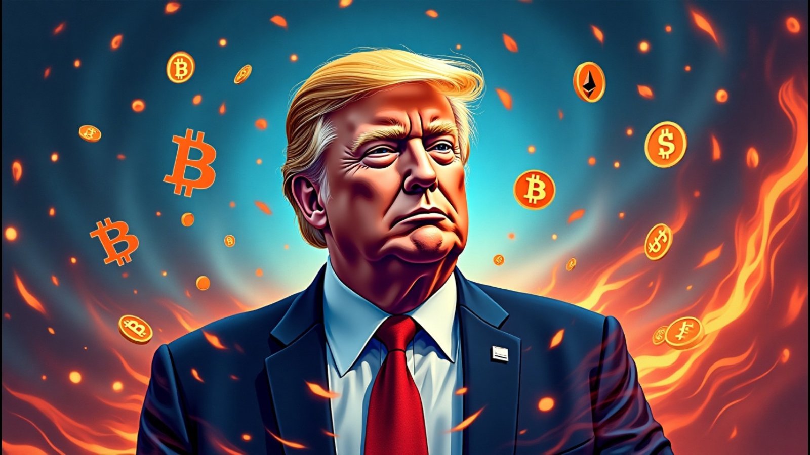 criptofacil's tweet card. Paul Krugman argumenta que a queda recente reflete a perda de força do presidente, transformando o ativo em uma "aposta no trumpismo".