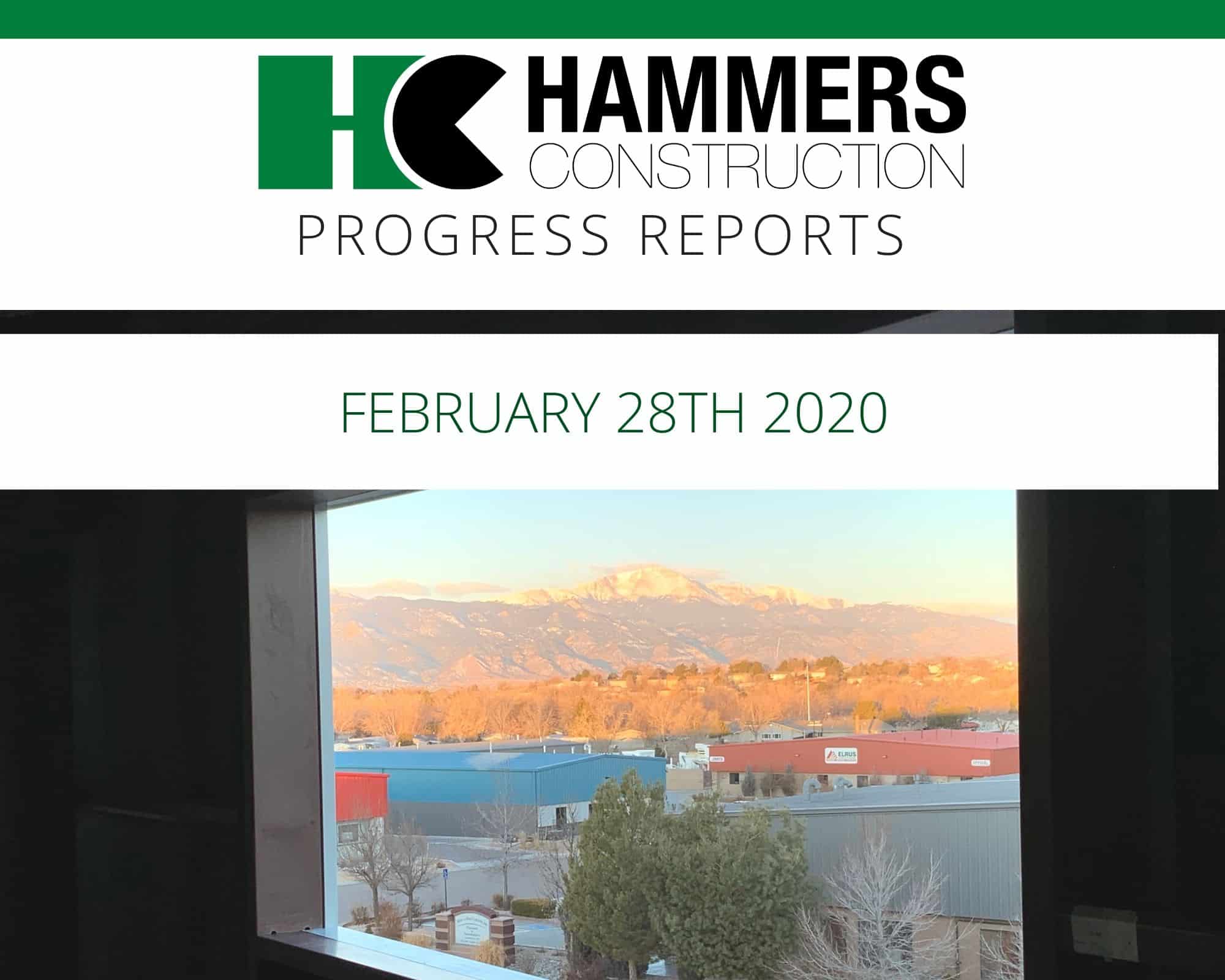 HammersConstruc's tweet card. Anyone else feel like February flew by?! We can’t believe we will be coming to you with our next progress report in March!  We are excited about warmer weather and springtime. How about you?    Did...