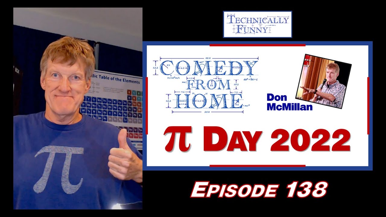 EngineersHumor's tweet card. Pi Day 2022 - Comedy from Home (E138)