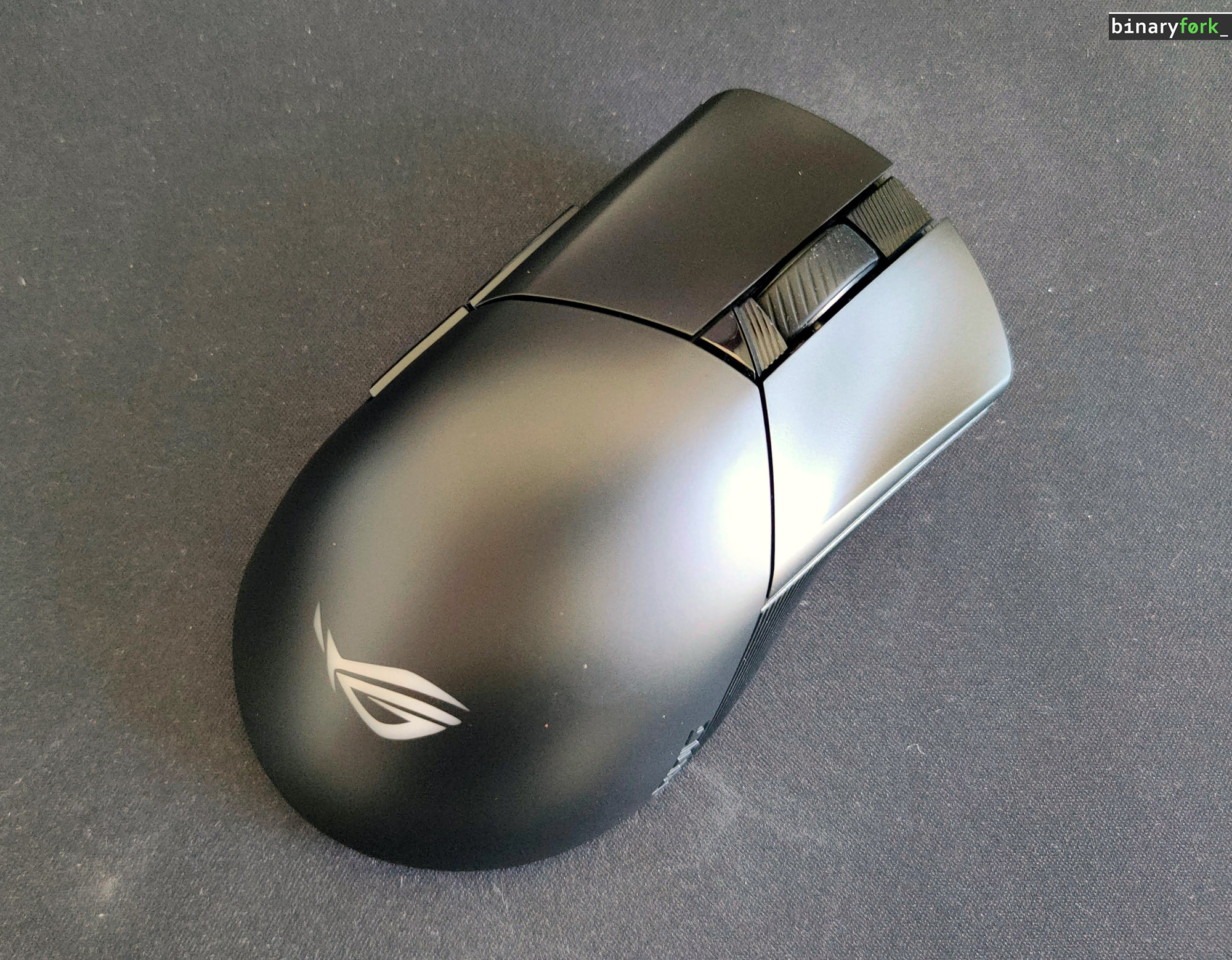 binaryforkcom's tweet card. If you're looking for a lightweight gaming mouse with good performance the ASUS ROG Gladius III Aimpoint is a solid choice. There's a lot to like, if the