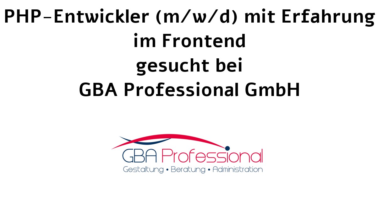 php_experten's tweet card. PHP-Entwickler (m/w/d) mit Erfahrung im Frontend, Entwickler in Bernau gesucht. Wir entwickeln seit 16 Jahren branchenspezifische Softwarelösungen und Inte...