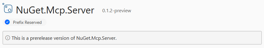nuget's tweet card. We've released a preview of the NuGet MCP Server, which extends Copilot by providing realtime information about packages and adds advanced functionality around updating packages.