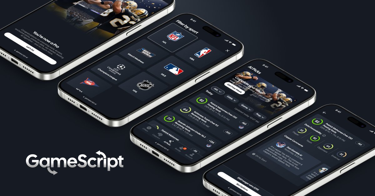 GameScriptAI's tweet card. Unlimited access to the most powerful AI algorithms in sports, and exclusive picks from the best cappers in the nation.