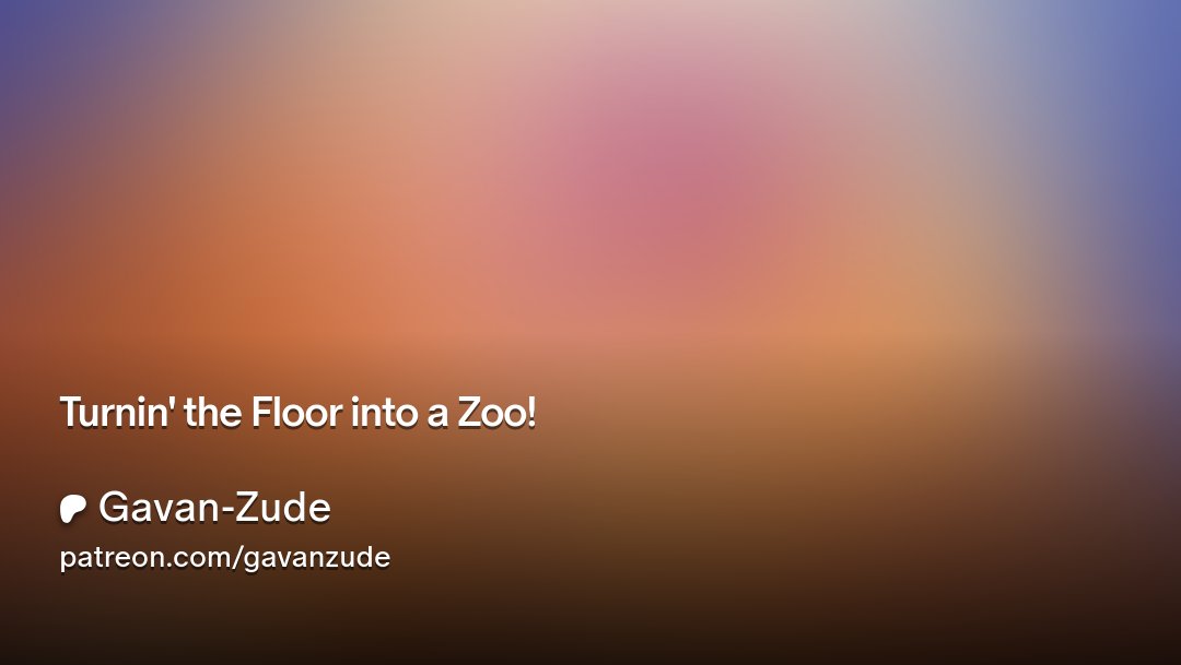 GavanZude's tweet card. Get more from Gavan-Zude on Patreon