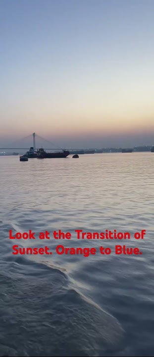 charsiwatte's tweet card. #sunset #transition #beautiful #views #blue #ocean #water #india...