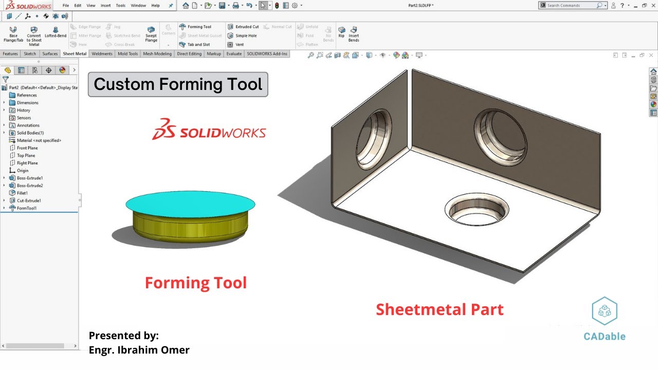 ibrahimumer007's tweet card. Custom Forming Tool | How to add missing design library | Inserted as...