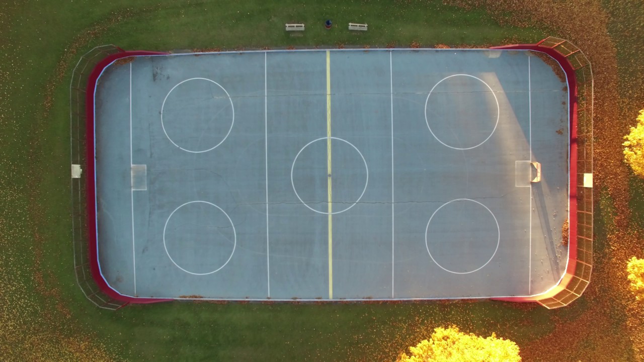 RoboTechEd's tweet card. DJI Test - Hockey Field