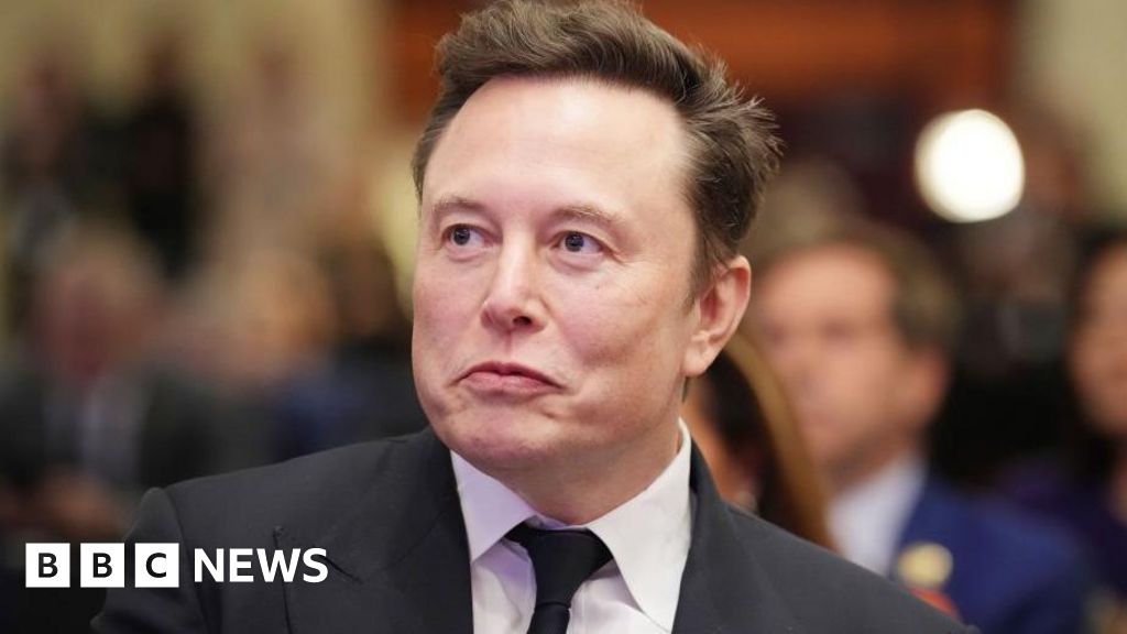 BBCTech's tweet card. Mr Musk, a co-founder of the company, is accusing it and the tech giant of operating a monopoly.