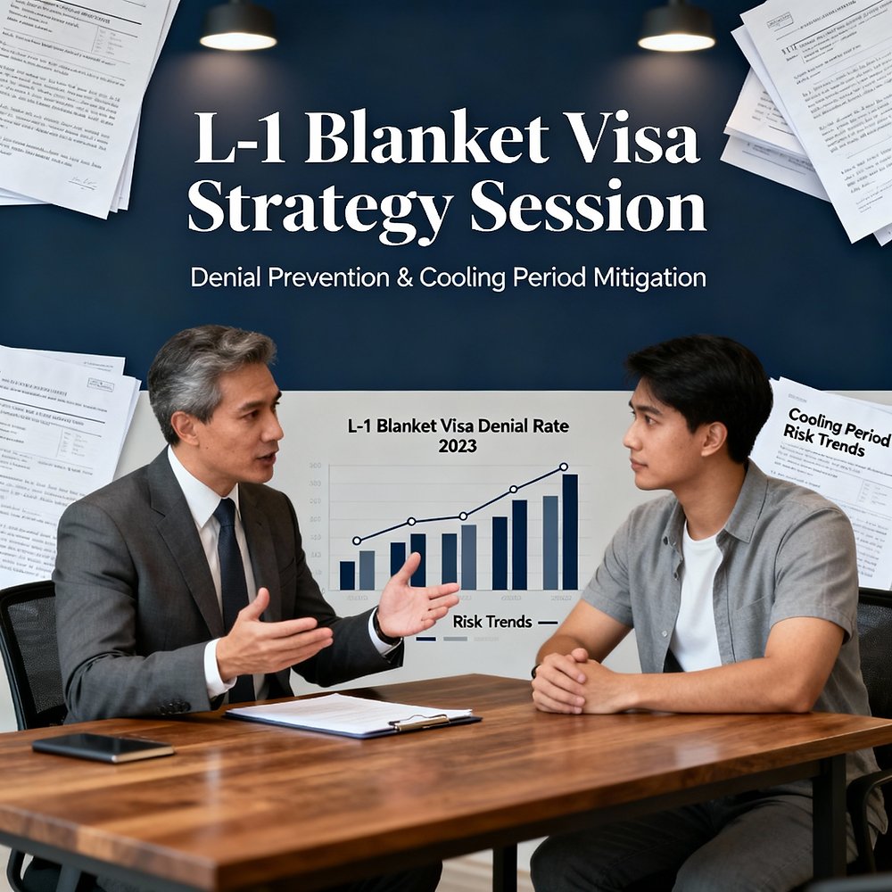 TheVisaCode's tweet card. In today’s restrictive H-1B environment, securing an L-1 visa, especially under a Blanket L petition has become a vital pathway for companies transferring key talent across borders. However, Blanket...