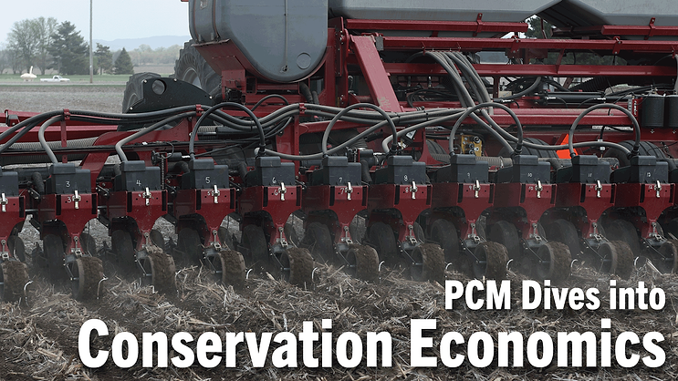CoverCropping's tweet card. Let’s kick things off with some new economic data from the Precision Conservation Management program in Illinois. They’re comparing all the field passes in no-till, strip-till and multi-pass systems...
