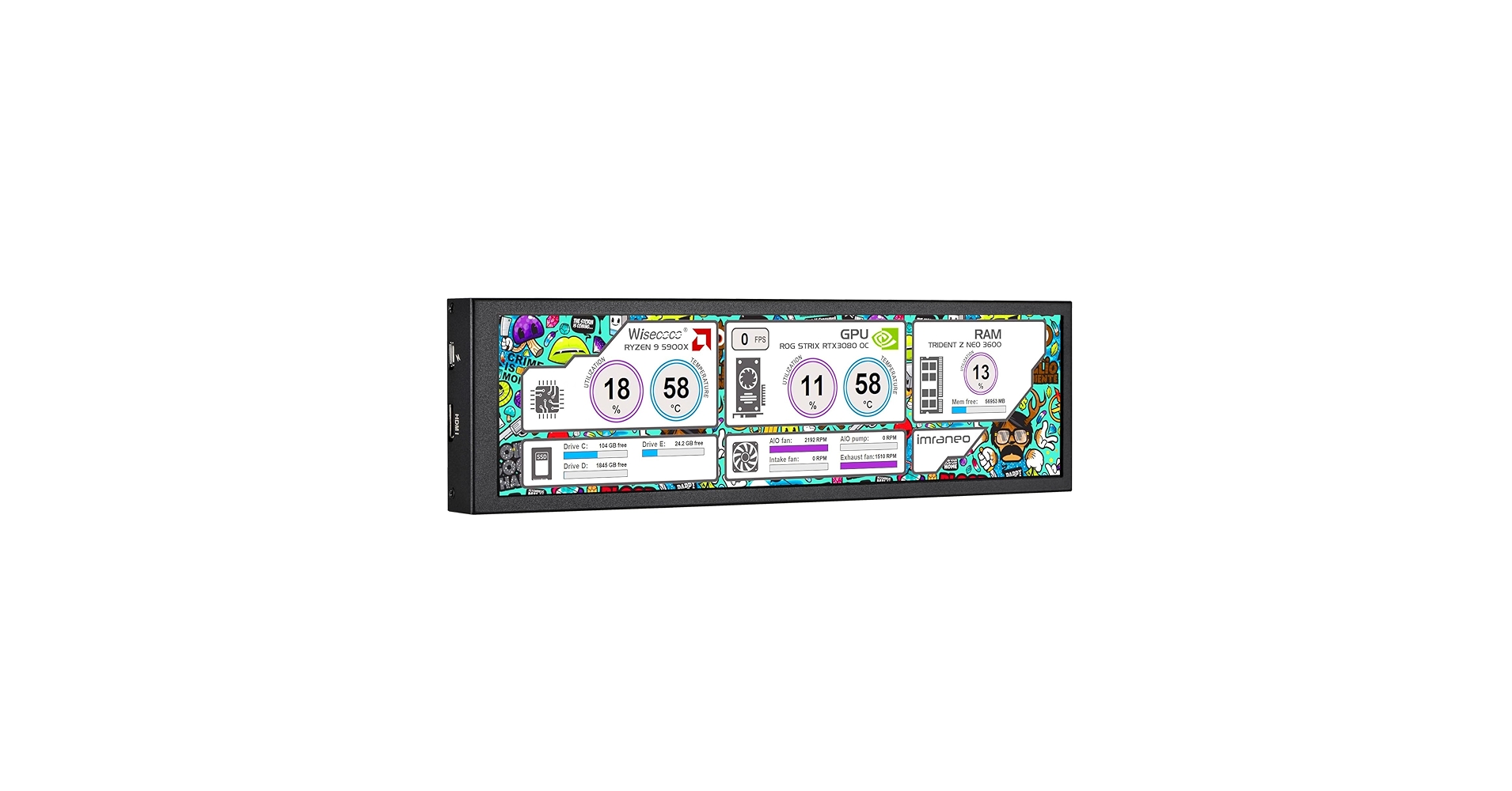 LinkhustleHQ's tweet card. 8.8 Inch Computer Secondary Screen