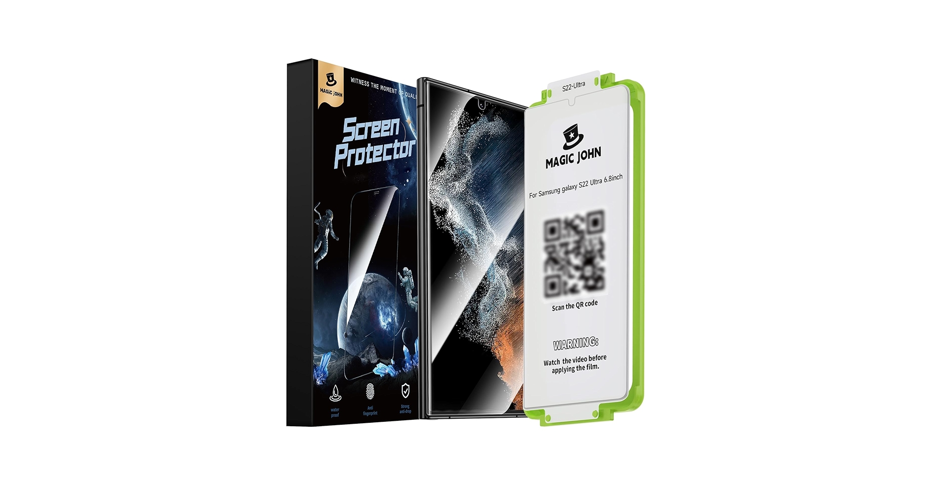 LinkhustleHQ's tweet card. Samsung Galaxy S22 Ultra 6.8 inch screen protector