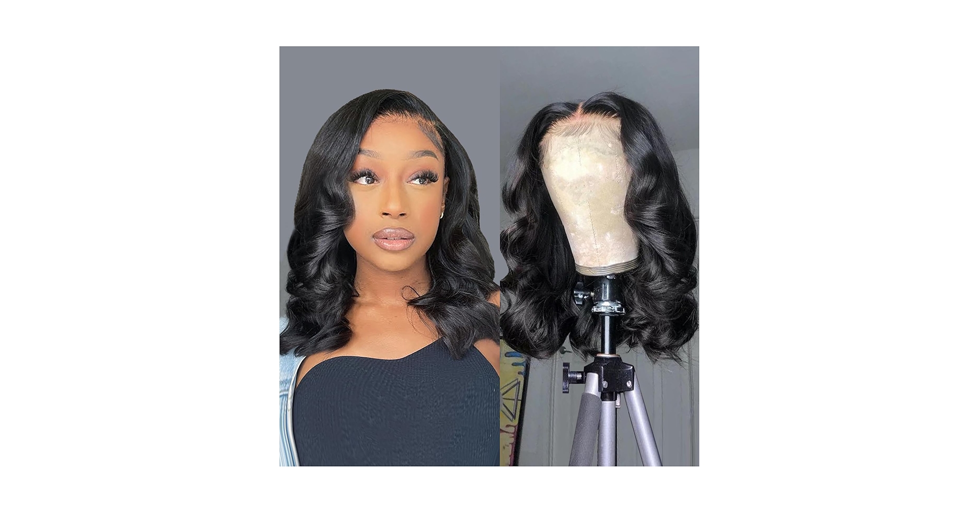LinkhustleHQ's tweet card. Bob Wig Human Hair Body Wave Lace Front Wigs For Black Women Human Hair Glueless Wigs Human Hair Pre Plucked 13x4 Lace Frontal Wigs 180% Density 1.Brand:Douyin Bob Wigs for Black Women Human Hair.2...