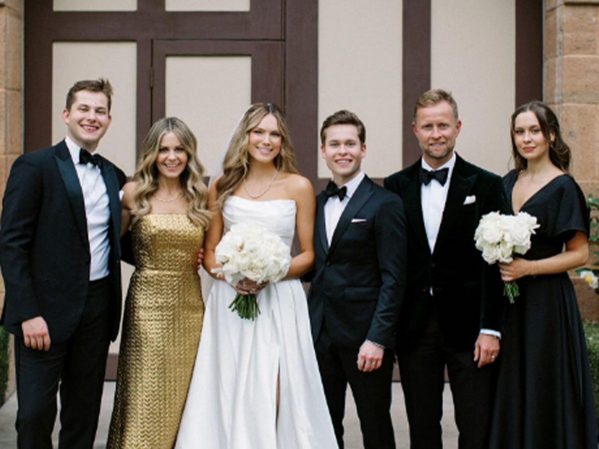 CSLewisDaily's tweet card. Candace Cameron Bure posted images of her son, Lev Bure’s, wedding to Instagram, celebrating her family’s joy at the event.