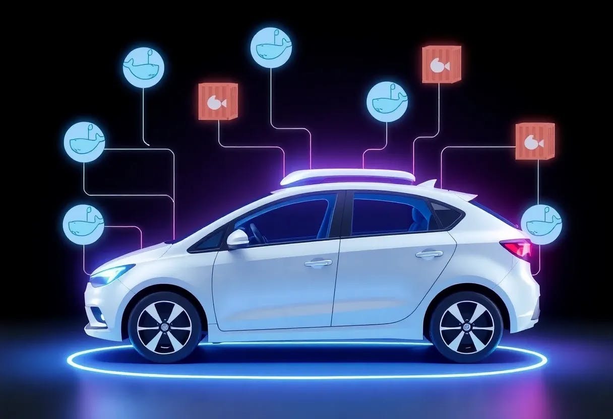 hackernoon's tweet card. Containerized microservices outperform conventional bare-metal configurations in autonomous car systems by reducing latency, jitter, and resource consumption.