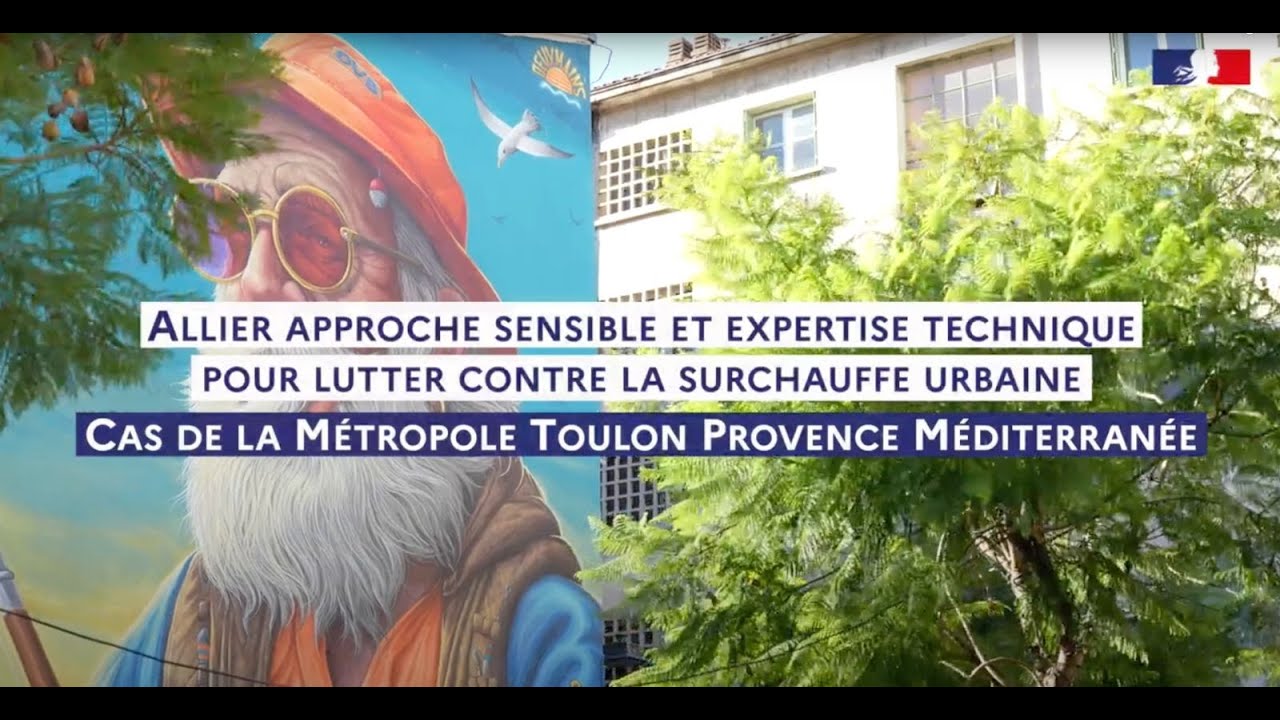 CeremaCom's tweet card. Lutter contre la surchauffe urbaine à La Seyne sur Mer - Cerema