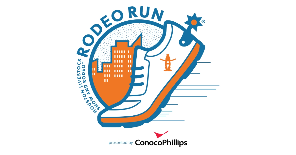 MathFour's tweet card. The 2026 Rodeo Run, presented by ConocoPhillips is on Saturday February 28, 2026. It includes the following events: 10K, 5K, 10K Wheelchair, and Sleep-In (Skip the run!).
