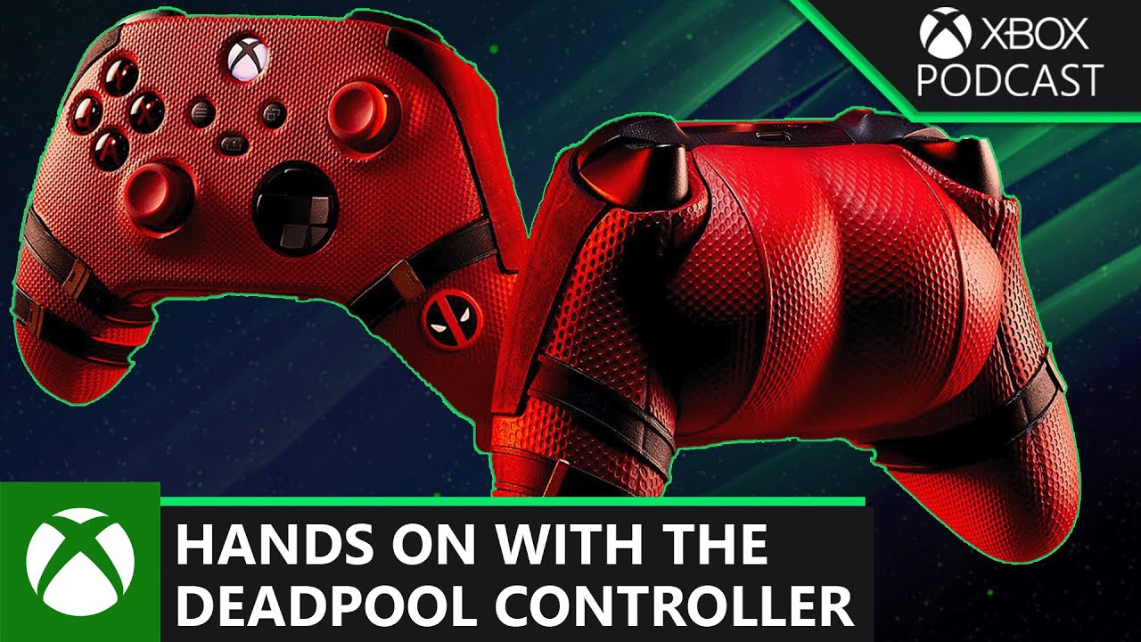 AlfreMax3's tweet card. Hands on with THE Deadpool controller | Official Xbox Podcast