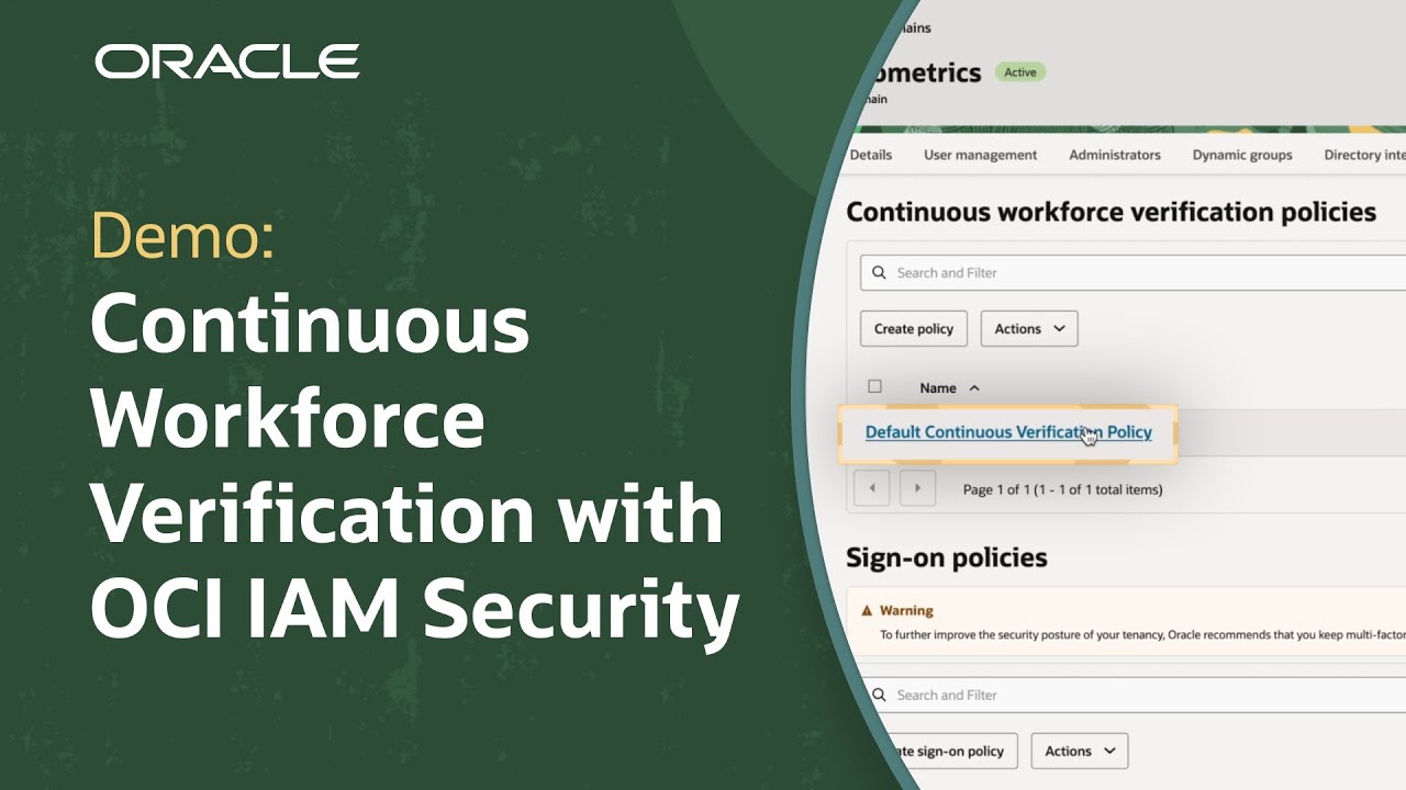 charliebakerjr's tweet card. Secure Your Workforce with OCI Identity and Access Management...