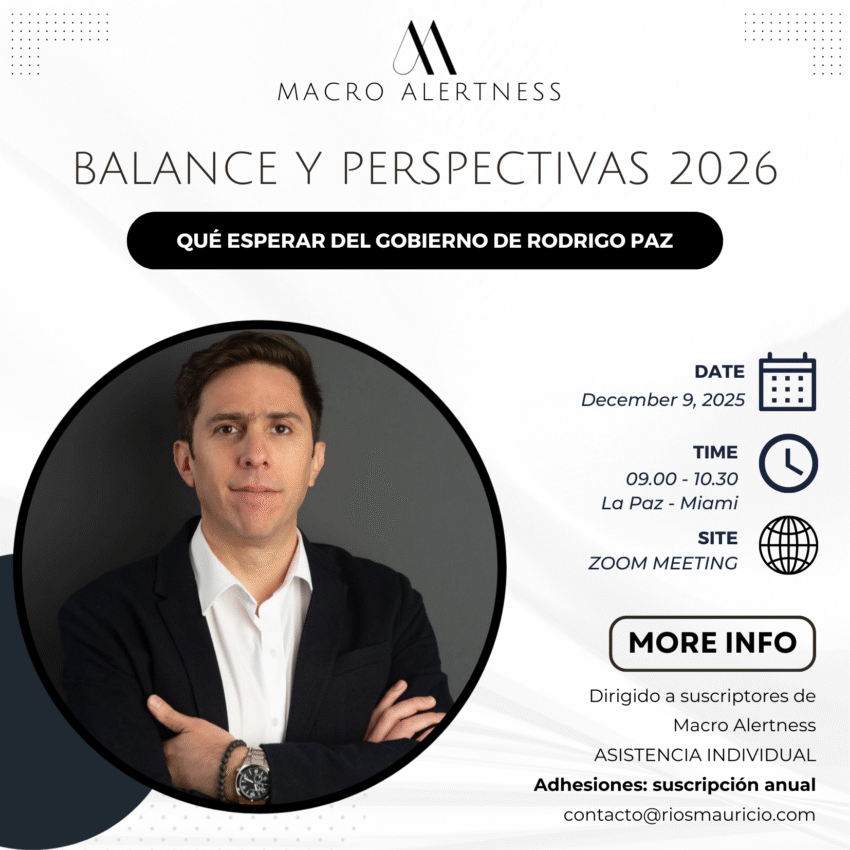 MacroAlertness's tweet card. Estimado inversor: Así como ya es costumbre cada semestre y desde hace ya 11 años, este próximo 9 de diciembre a las 09:00 volveremos a celebrar nuestro Zoom Meeting: Balance y Perspectivas 2026QUÉ...
