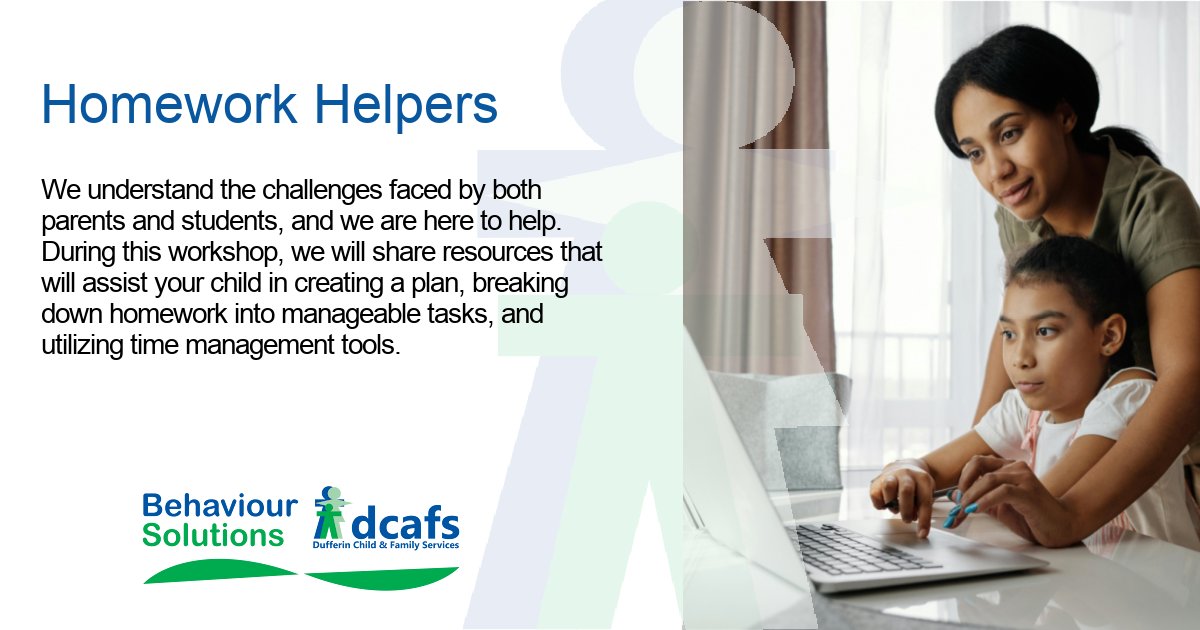 BxSolnDCAFS's tweet card. Are you struggling to find a balance between your child’s homework and your family’s busy schedule? We have the solution for you! Join our Homework Helpers workshop where we will […]