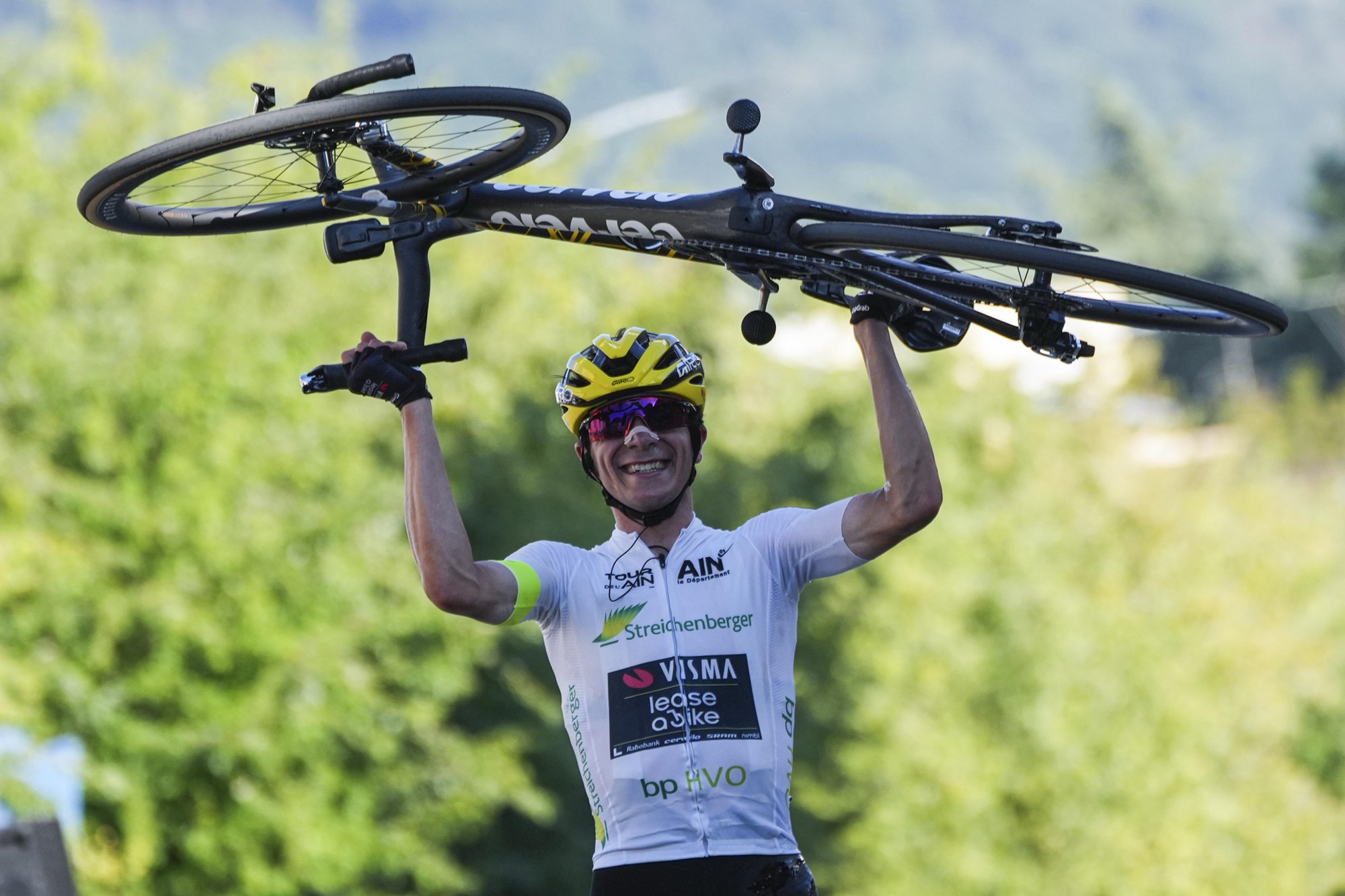 CyclingGraphs's tweet card. Tour de l’Ain was one of the more exciting races of the season with Visma Lease a Bike’s…