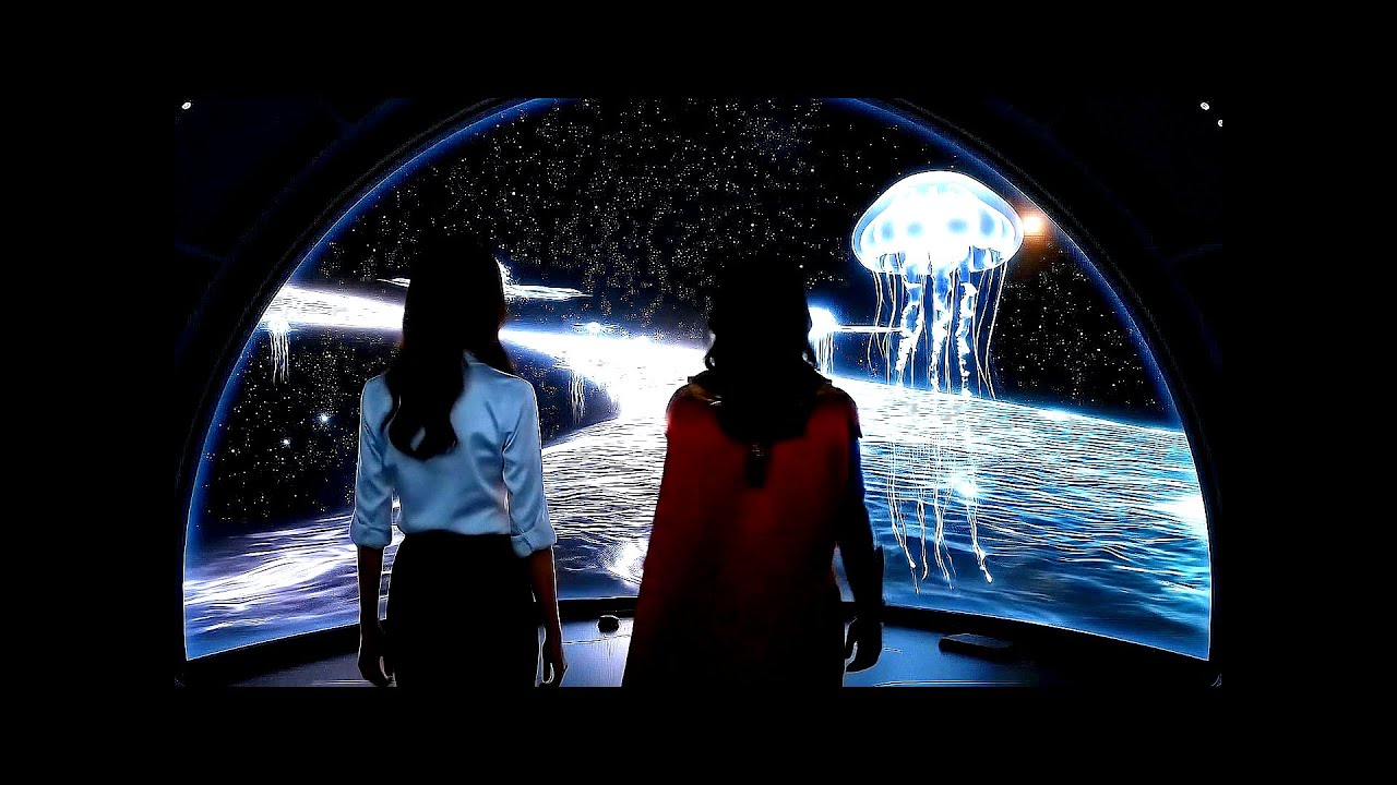 AWebSeriesLib's tweet card. Sci-Fi Lesbian Love Story: Superheroes in Space | A Tale of Survival