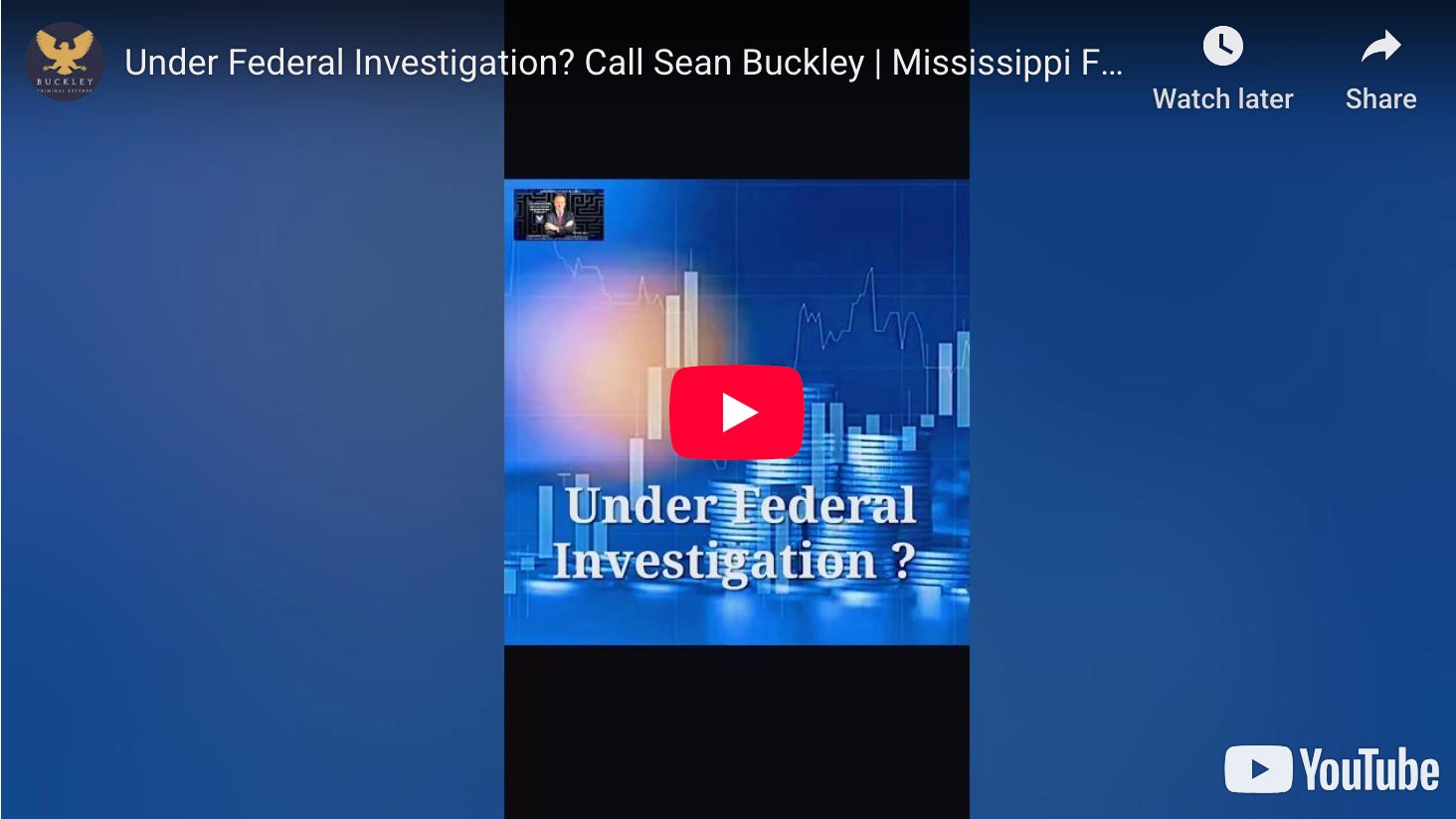 AttorneyBuckley's tweet card. Facing federal charges? Choosing the right defense attorney can make the difference between freedom and conviction. In this post, Gulfport federal criminal defense lawyer Sean Buckley explains the 5...