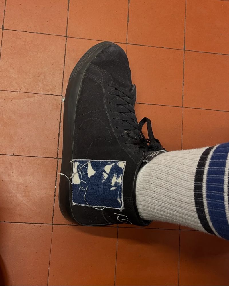 GaReth_Rutter's tweet card. Today I want to talk about craft through the lens of a skateshoe. These are a pair of NikeSB x Isle Skateboards shoes. Isle are one of, if not my favourite skateboard brands ever. Nick Jensen, who...