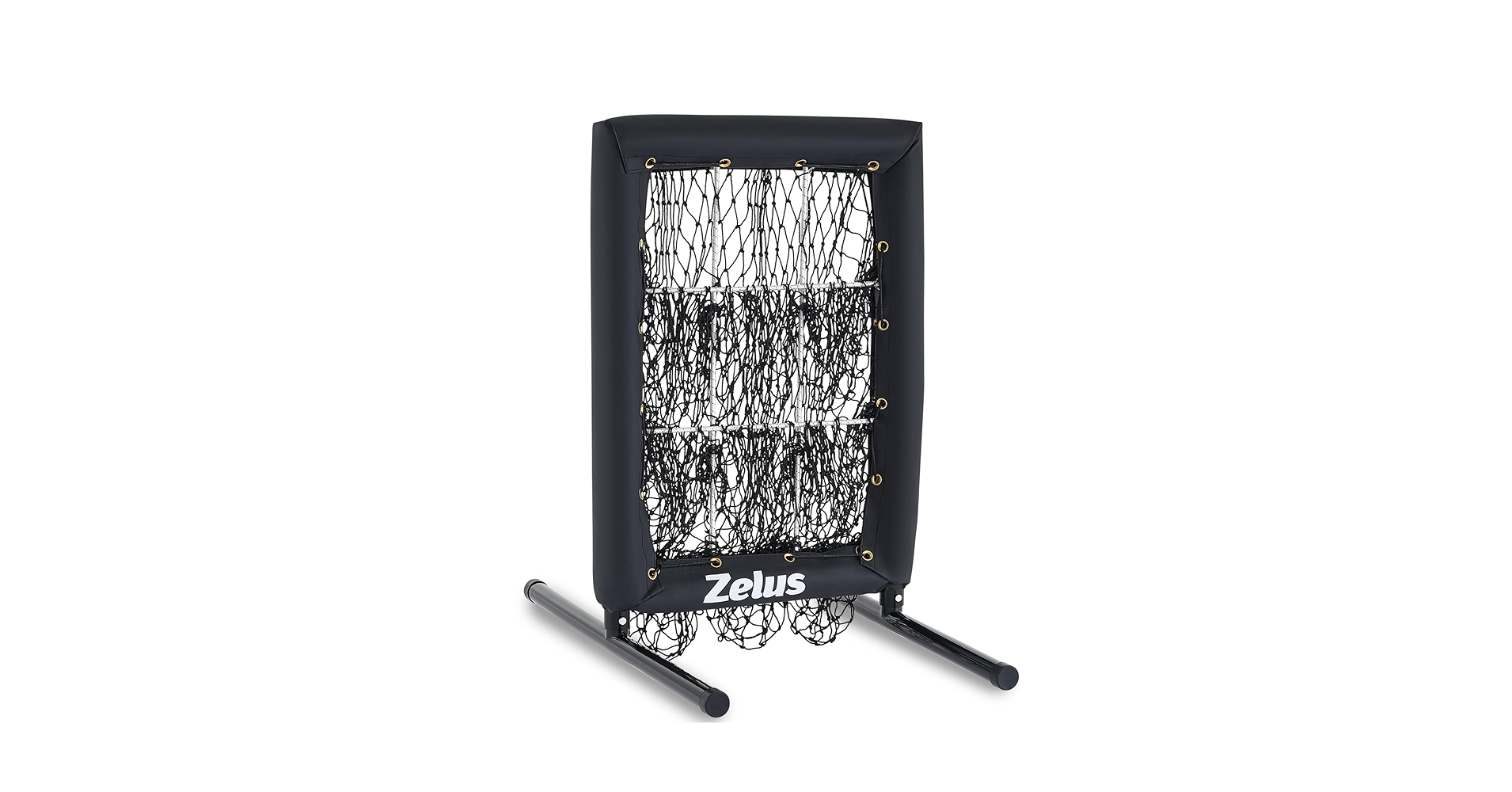 CardsGalore11's tweet card. This versatile 9-hole pitching net by Zelus mimics an authentic strike zone, helping you sharpen your pitching accuracy and lower your ERA. Adjust the height between 40.4 and 59.1 in. to simulate...