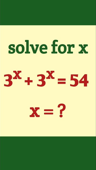 brothalan's tweet card. solve for x #maths #mathstricks