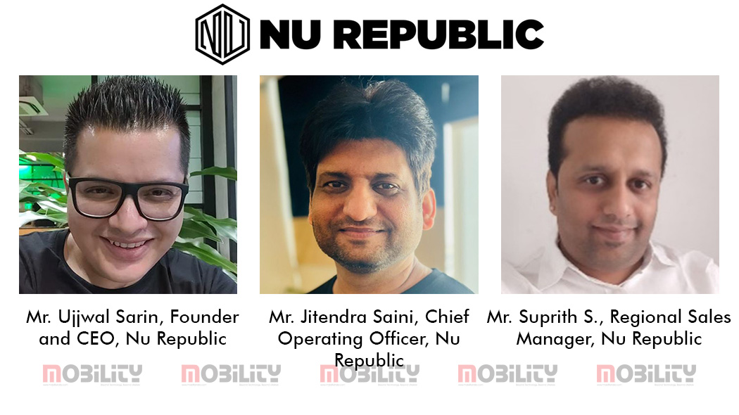 mobilitymag's tweet card. Follow @mobilitymag In this candid, three hour chat with Founder & CEO of Nu Republic, Mr. Ujjwal Sarin, Mr. Jitendra Saini, COO and Mr Suprith S, RSM, we dive into the depths of the Nu Republic and...