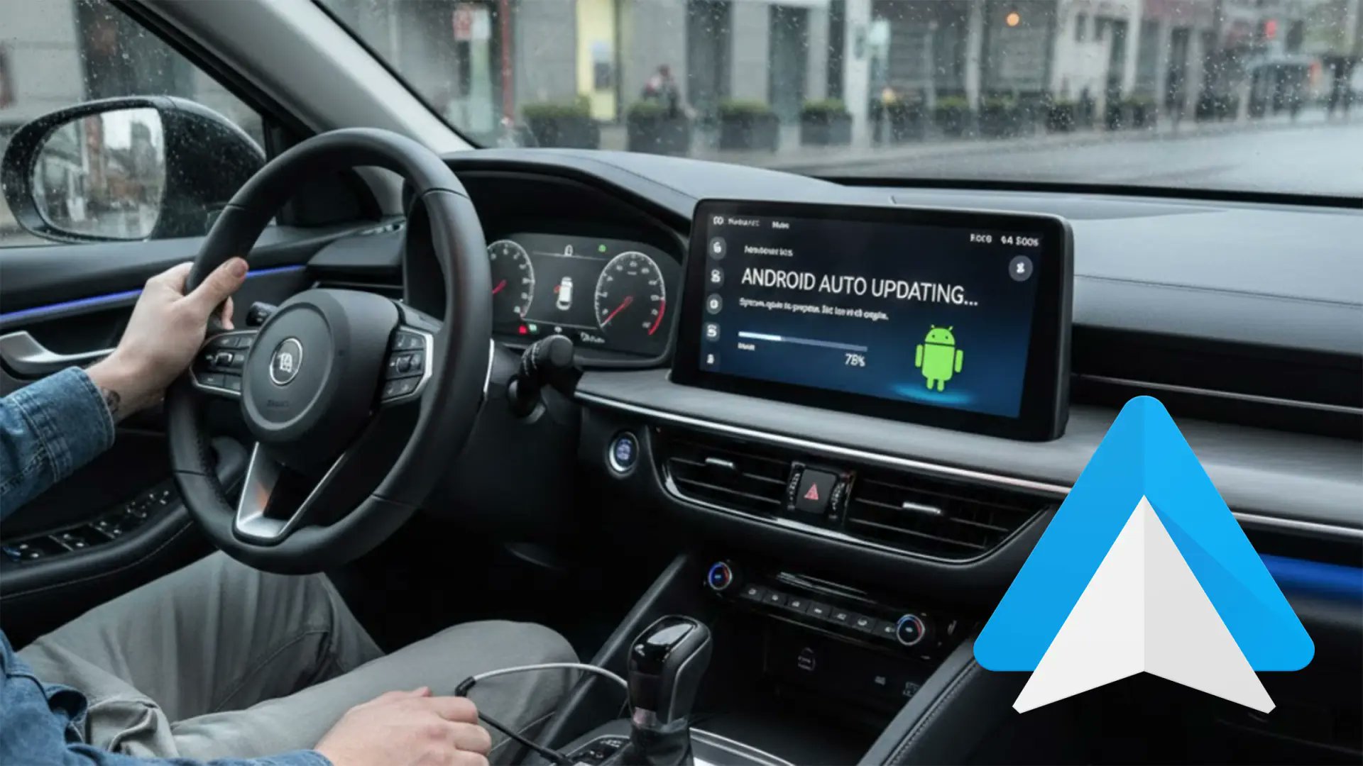 computerhoy's tweet card. Google corrige un fallo de Android Auto que ampliaba la interfaz y bloqueaba funciones clave, y está pidiendo a los usuarios actualizar la aplicación lo antes posible.