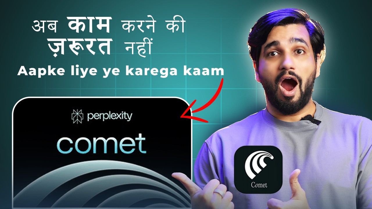 SevenSenseTech's tweet card. Comet AI Browser by Perplexity For Work & Personal Use, The New AI...