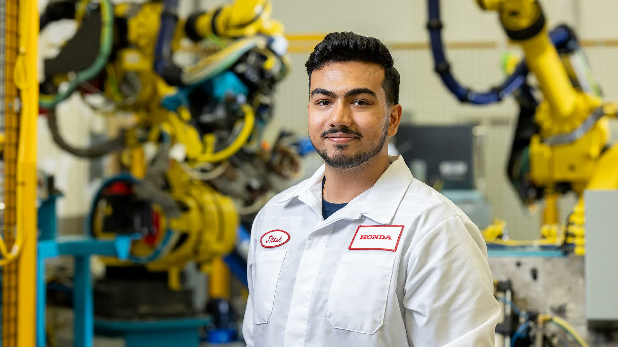 OSUengineering's tweet card. Four Buckeyes—a student and three alumni—share how engineering tech has built a foundation for their futures.